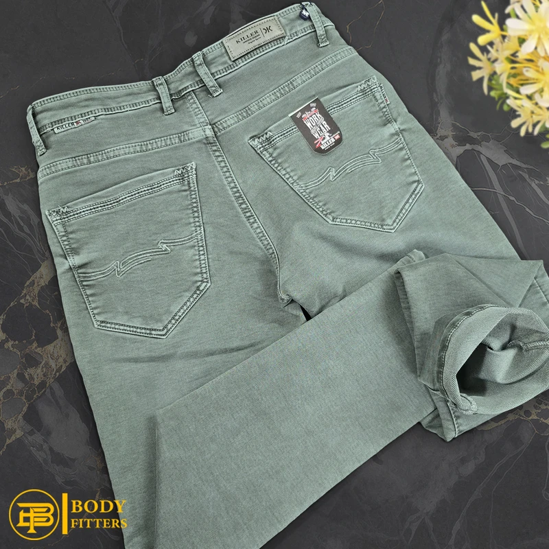 J167 Sea Green Jeans Pant