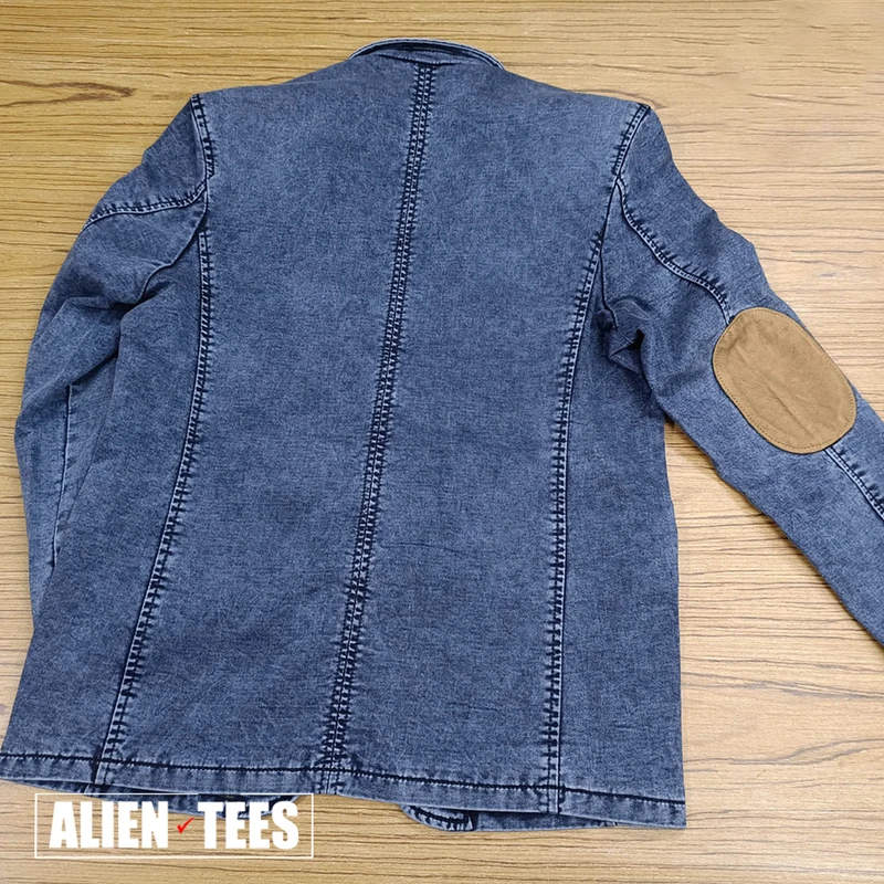 RC04 Light Blue Denim Blazer - Image 3