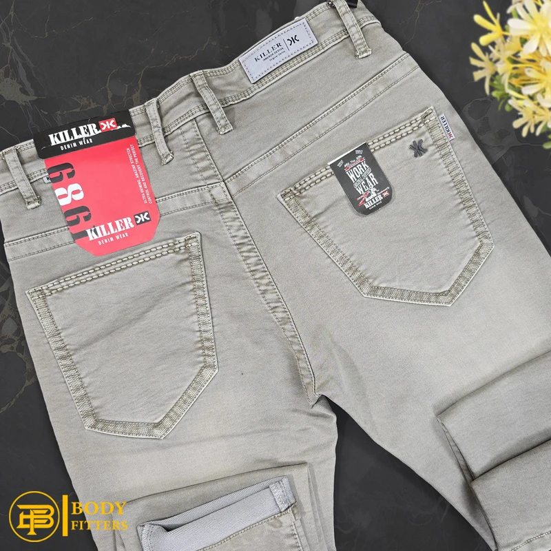 J166 Brown Wash Jeans Pant