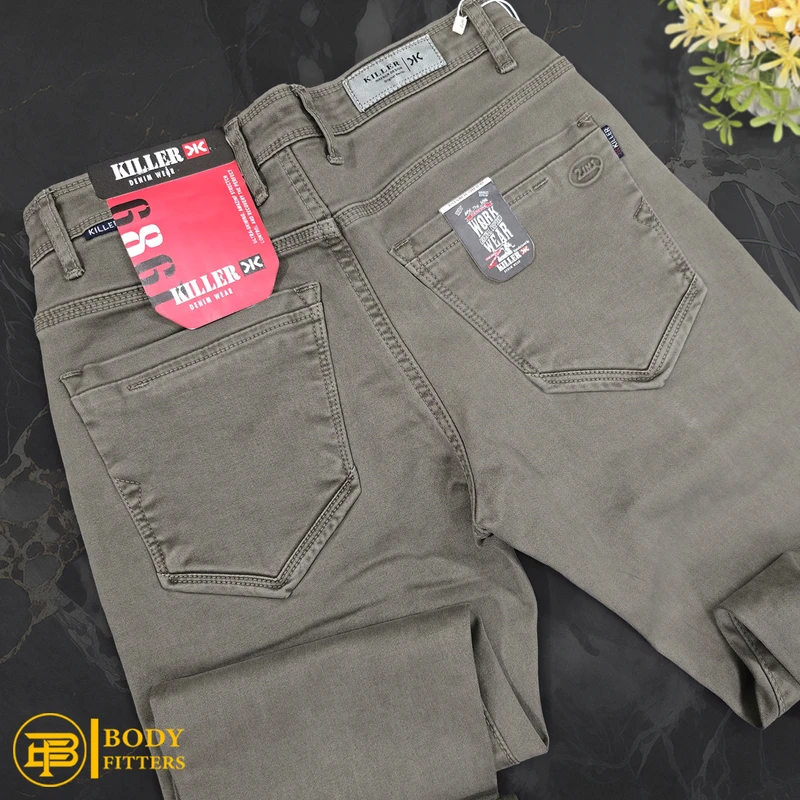 J169 Dark Beige Jeans Pant